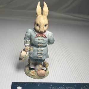 Vintage 1994 Rabbit Bunny Figurine Bently Bunny Easter